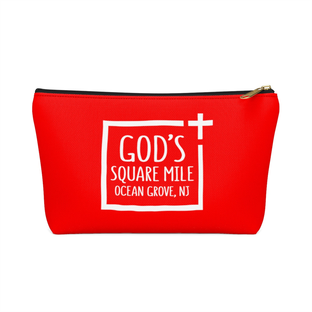 God's Square Mile Accessory Bag: Red - GoGannon Designs