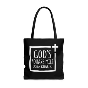 God's Square Mile Tote: Black