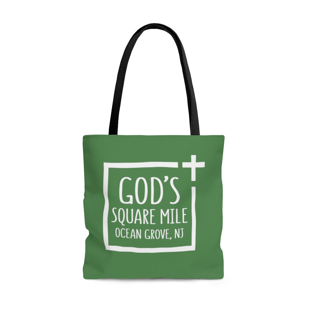 God's Square Mile Tote: Green