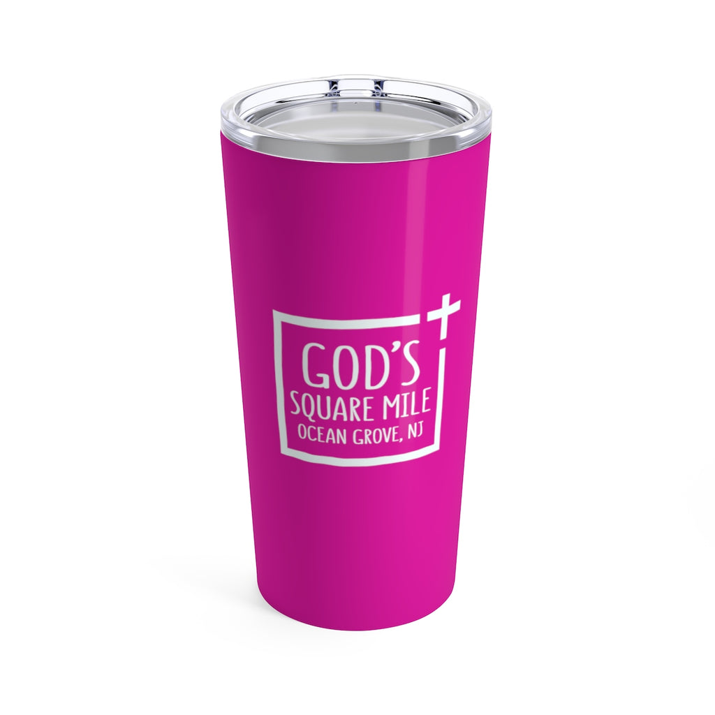 God's Square Mile Tumbler: Pink