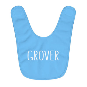 Grover Baby Bib: Blue