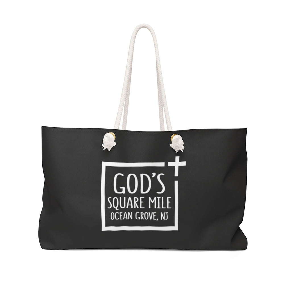 God's Square Mile Weekender Bag: Black