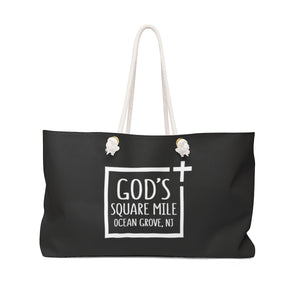 God's Square Mile Weekender Bag: Black