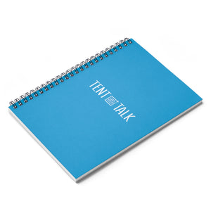 Tent Talk Spiral Notebook - Bright Blue