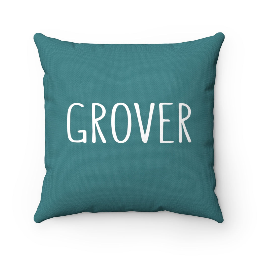 Grover Pillow: Teal