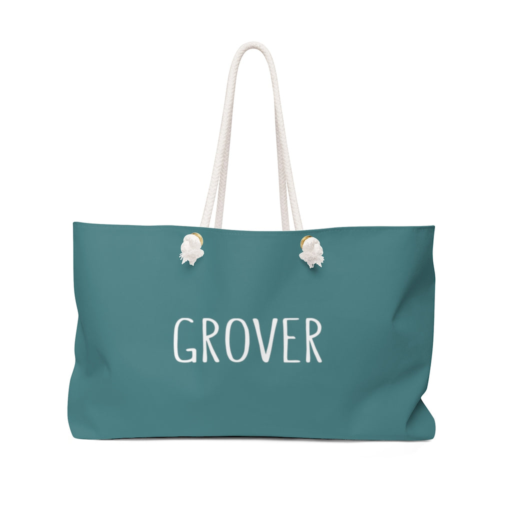 Grover Weekender Bag: Teal