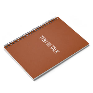 Tent Talk Spiral Notebook - Caramel