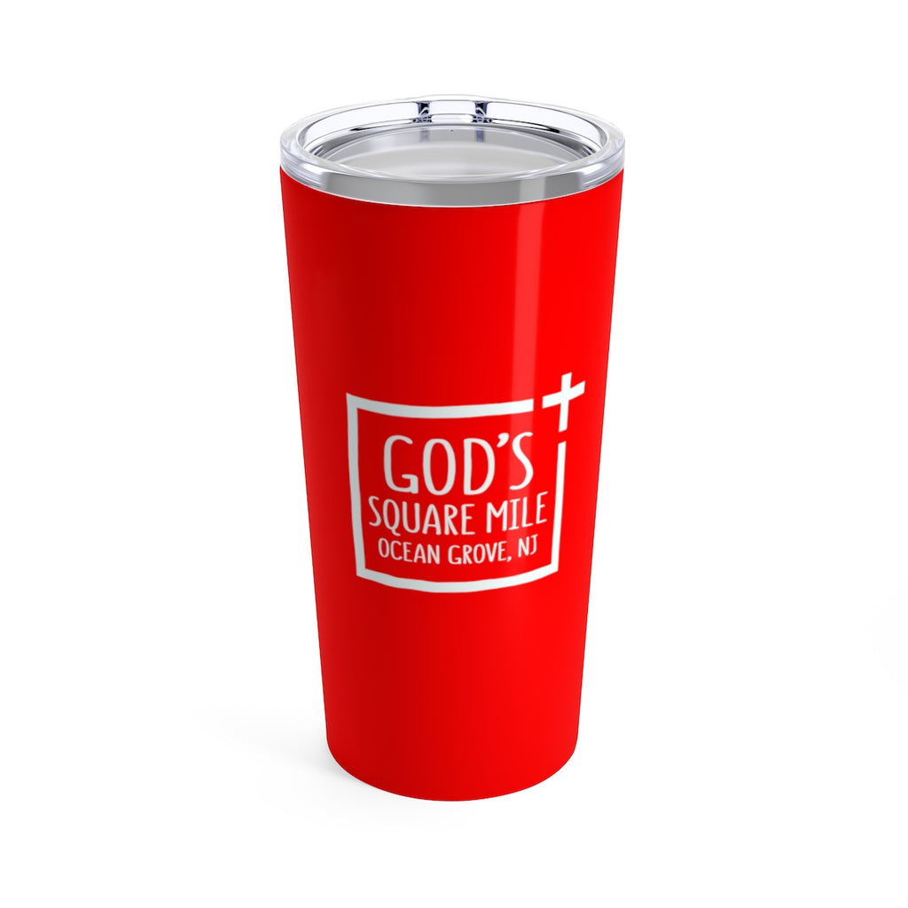 God's Square Mile Tumbler: Red