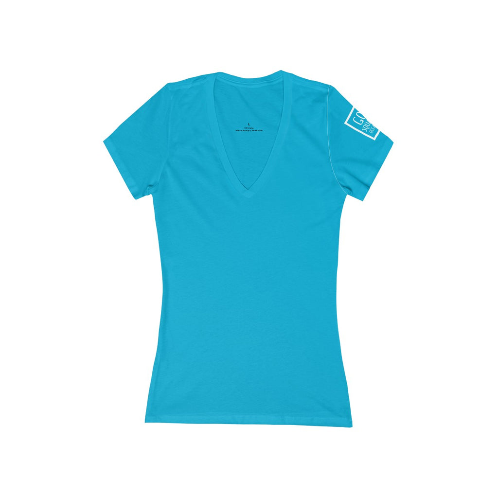 Grover Ladies Short Sleeve Fitted V-Neck Tee