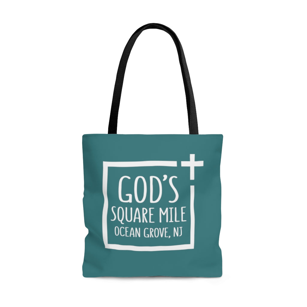 God's Square Mile Tote: Teal