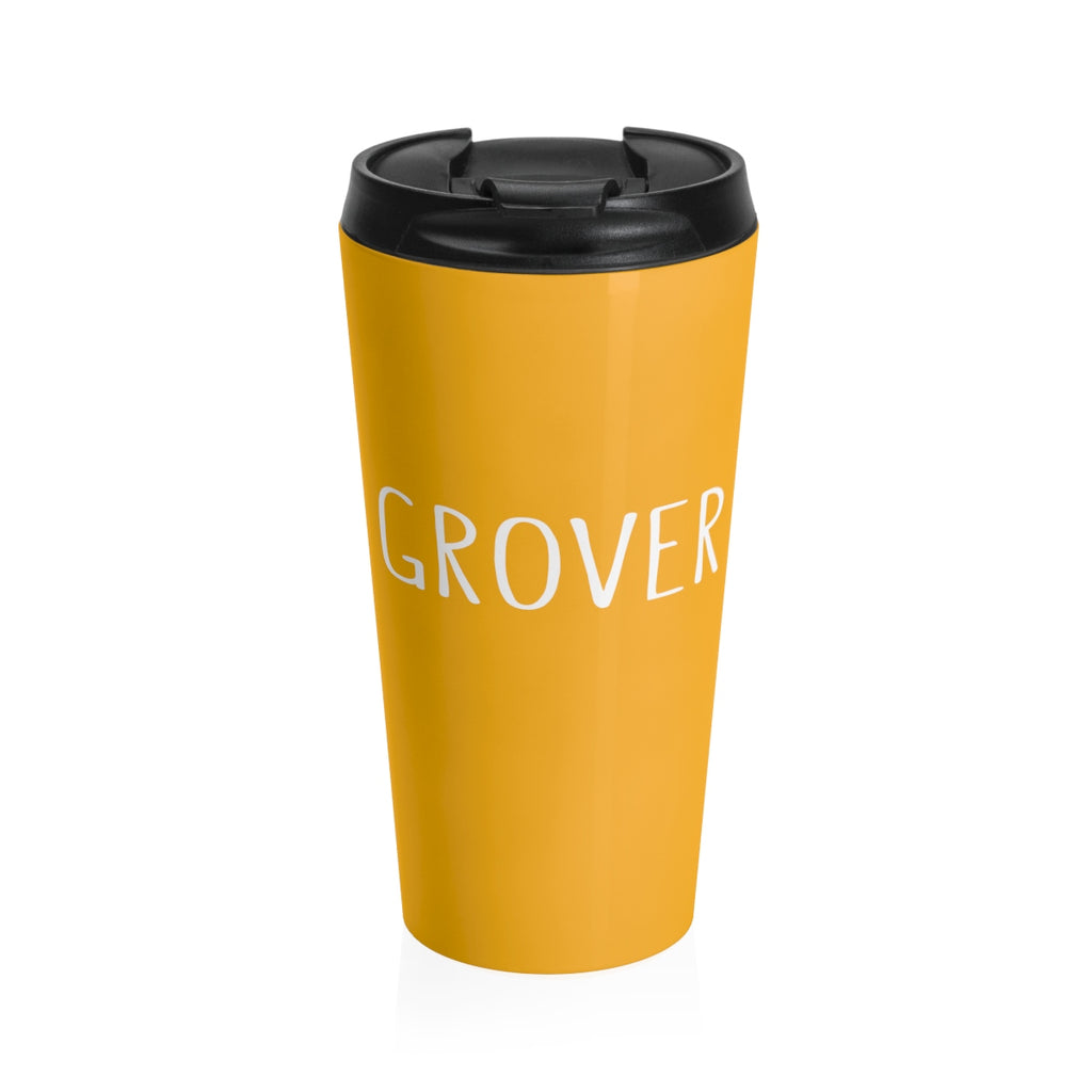 Grover Stainless Steel Travel Mug: Citrus