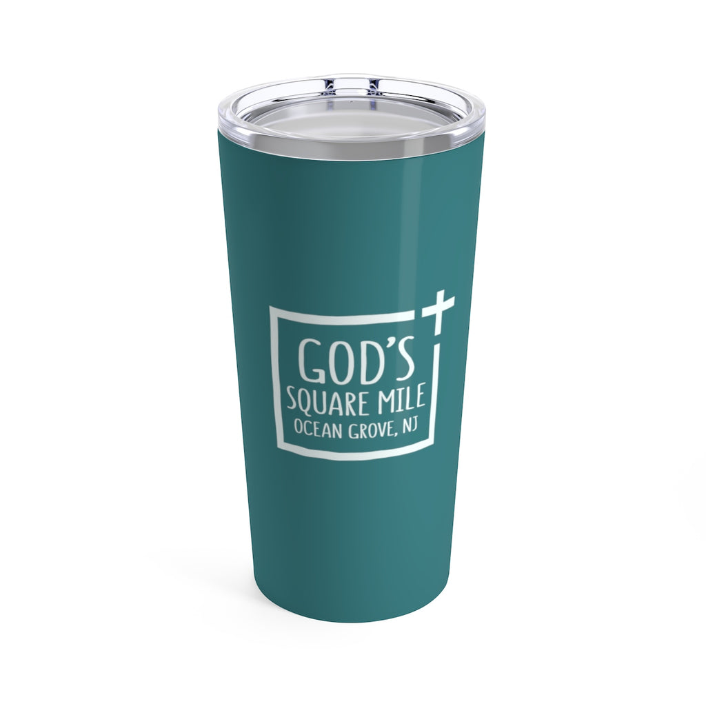 God's Square Mile Tumbler: Teal