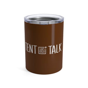 Tent Talk Solo Cup: Brown