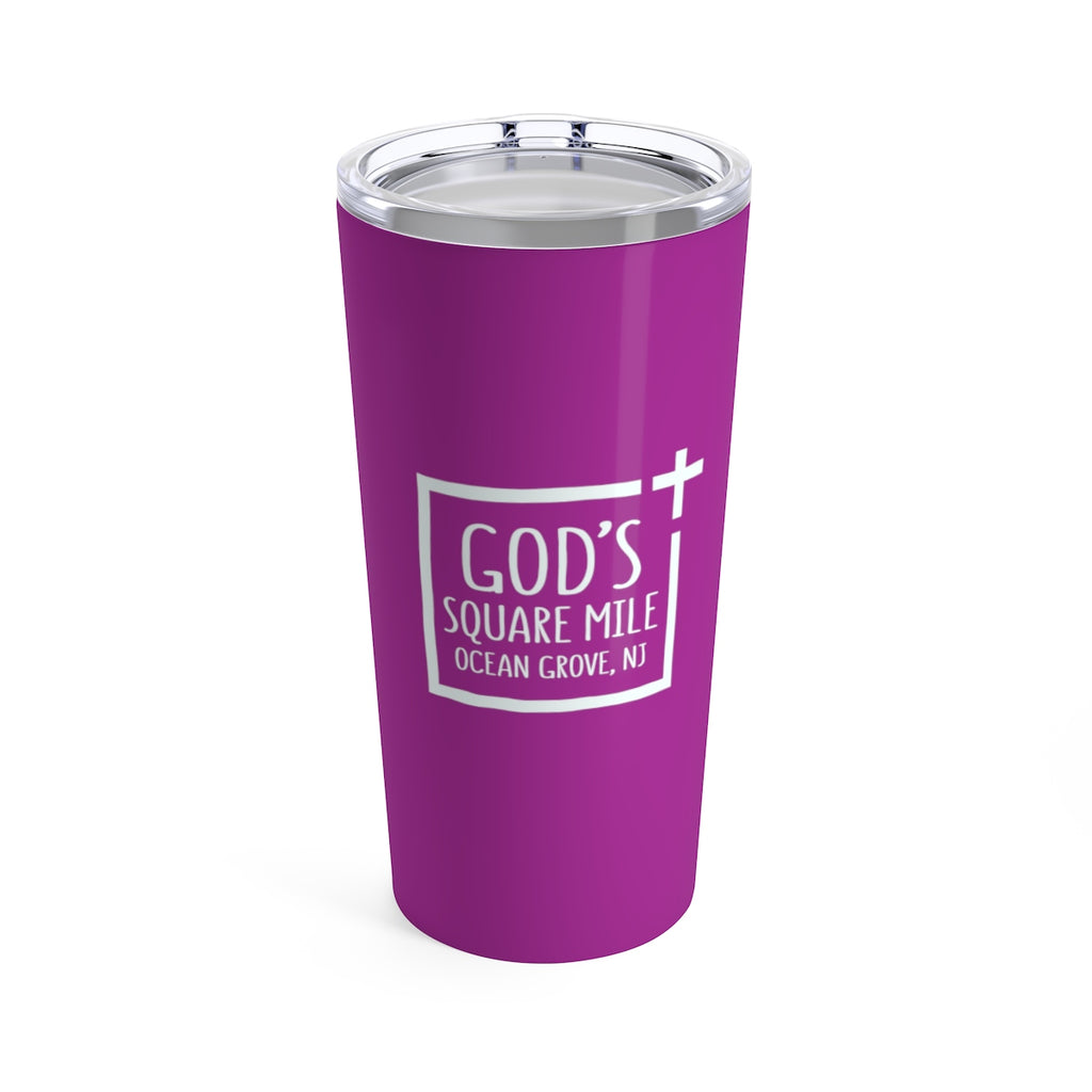 God's Square Mile Tumbler: Purple