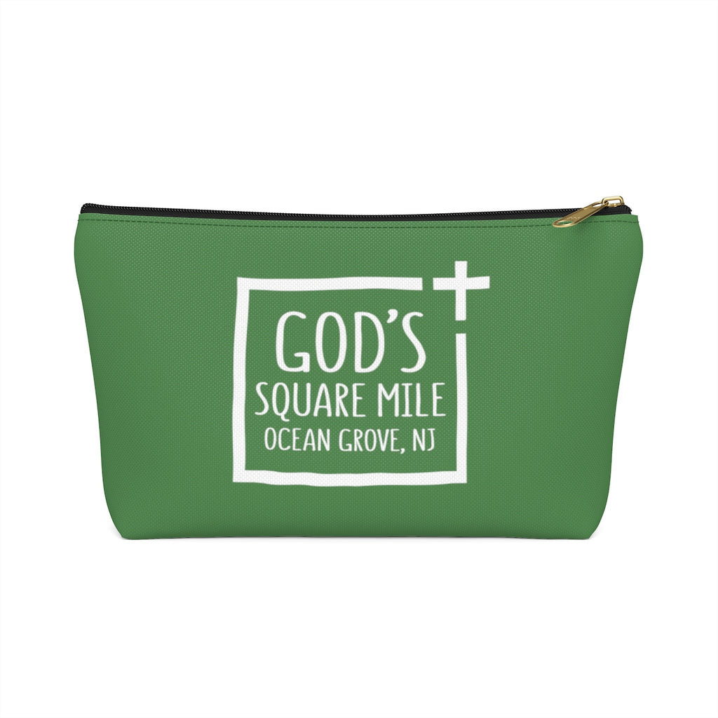 God's Square Mile Accessory Bag: Green - GoGannon Designs