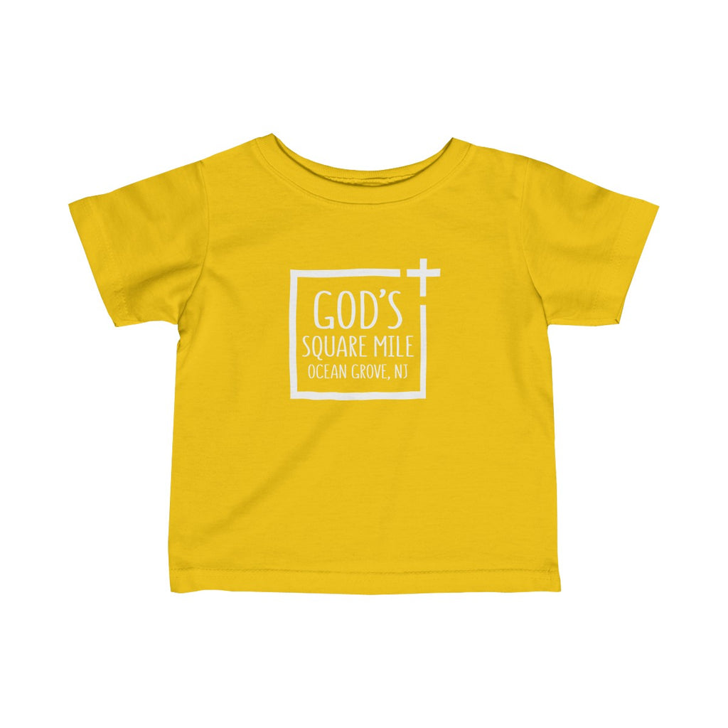 God's Square Mile Infant Tshirt: Multiple Colors - GoGannon Designs