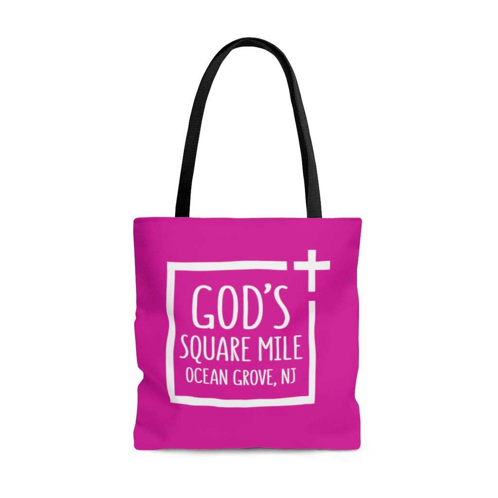 God's Square Mile Tote: Pink