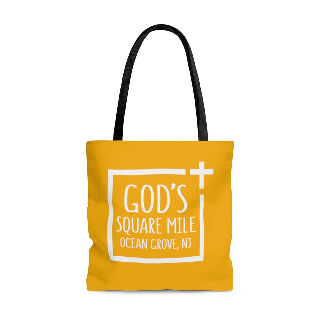 God's Square Mile Tote: Citrus