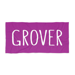 Grover Beach Towel: Purple