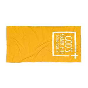 God's Square Mile Beach Towel: Citrus