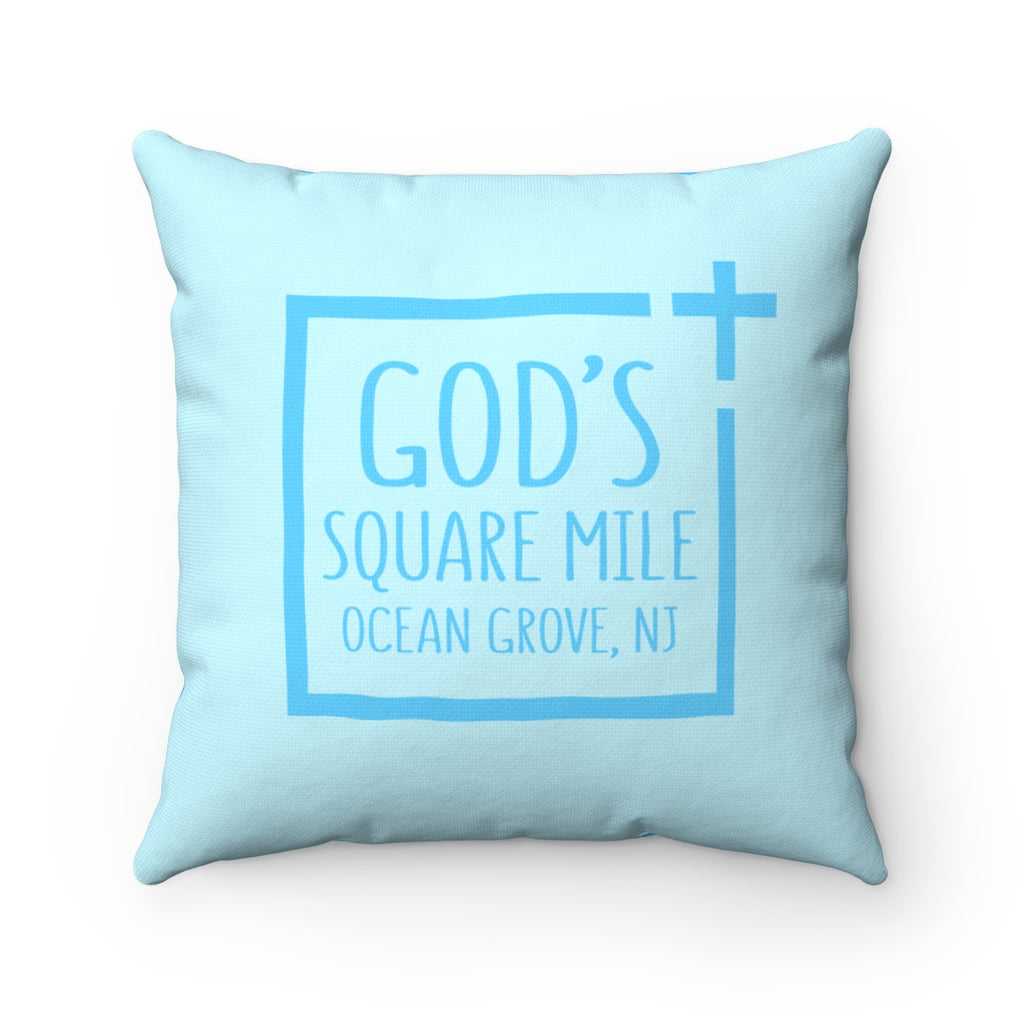 God's Square Mile Pillow: Summer Breeze - GoGannon Designs