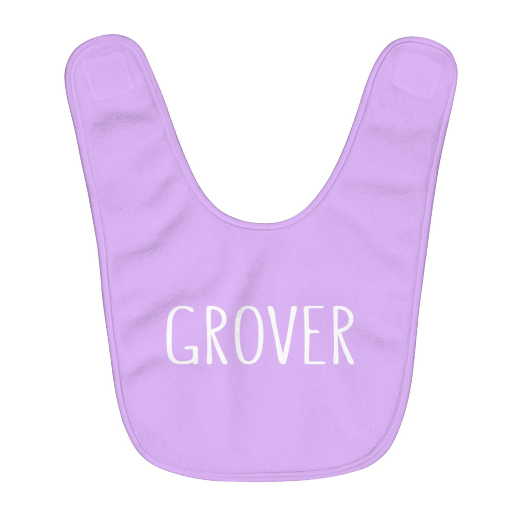 Grover Baby Bib: Lavendar