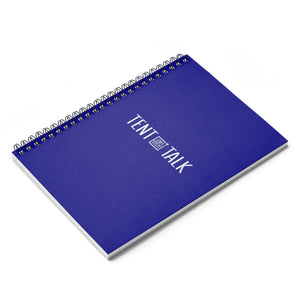 Tent Talk Spiral Notebook - Blue