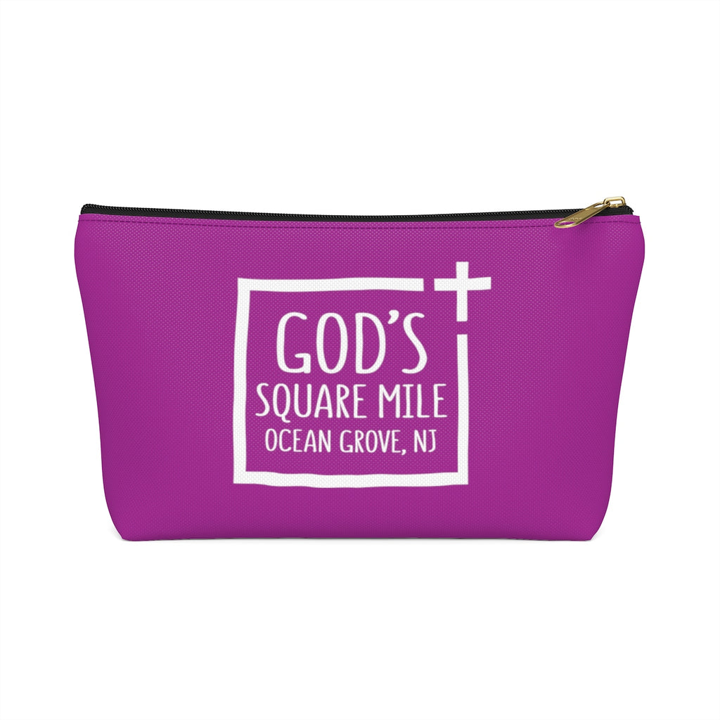 God's Square Mile Accessory Bag: Purple - GoGannon Designs