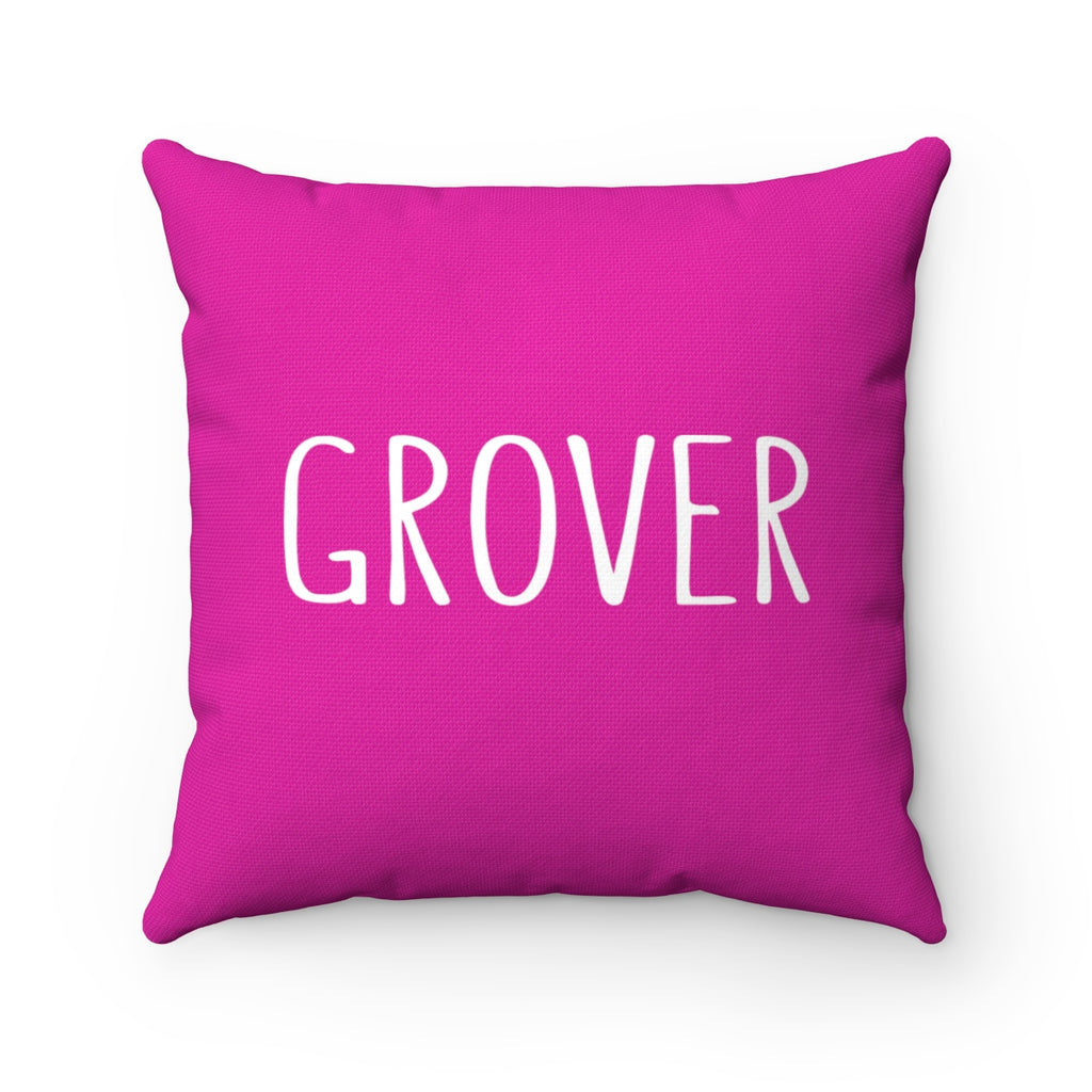 Grover Pillow: Pink