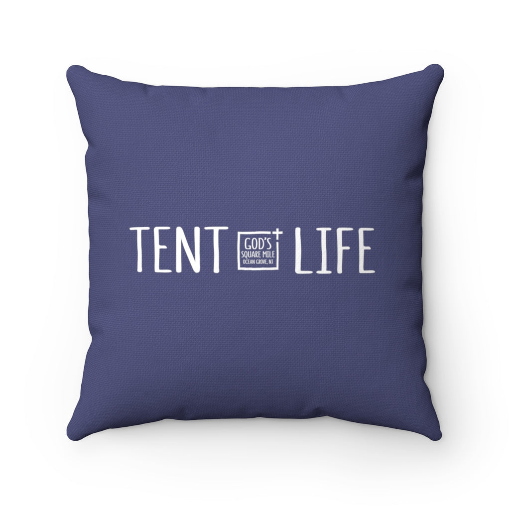 Tent Life Pillow: Faded Denim