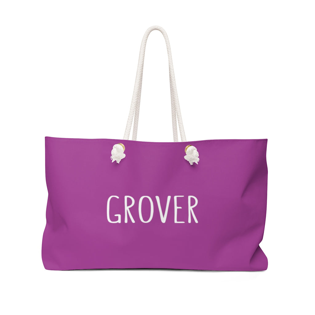 Grover Weekender Bag: Purple